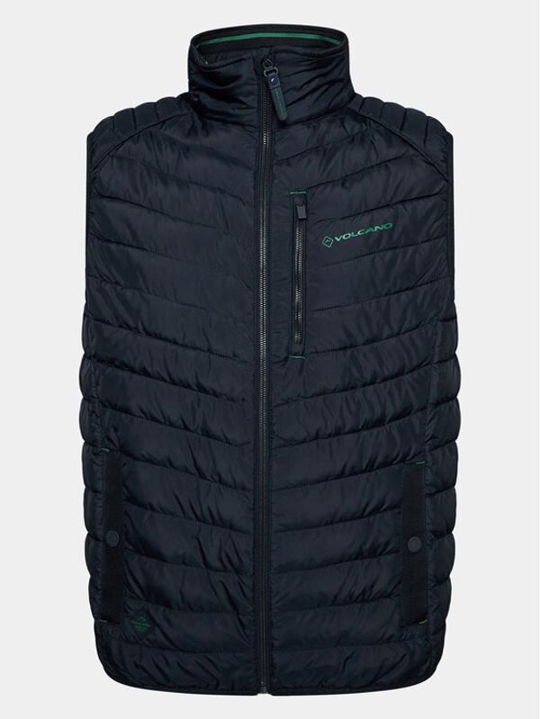 Volcano Volcano Prsluk V-Kejro M05251-W24 Tamnoplava Regular Fit