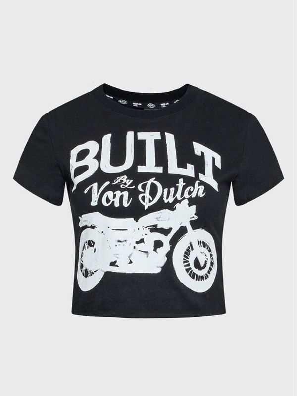Von Dutch Von Dutch T-shirt Amanda 6 230 056 Crna Regular Fit