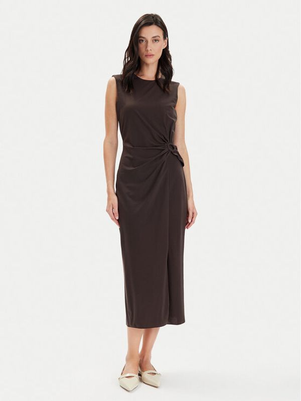 Weekend Max Mara Weekend Max Mara Haljina za svaki dan Locusta 2415621032 Smeđa Regular Fit