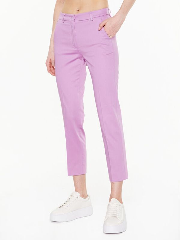 Weekend Max Mara Weekend Max Mara Hlače Gineceo 23513107 Ljubičasta Slim Fit