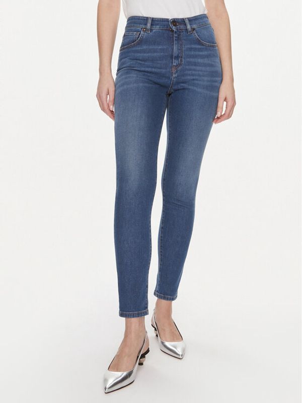 Weekend Max Mara Weekend Max Mara Traperice Eufrate 2415181051 Tamnoplava Slim Fit