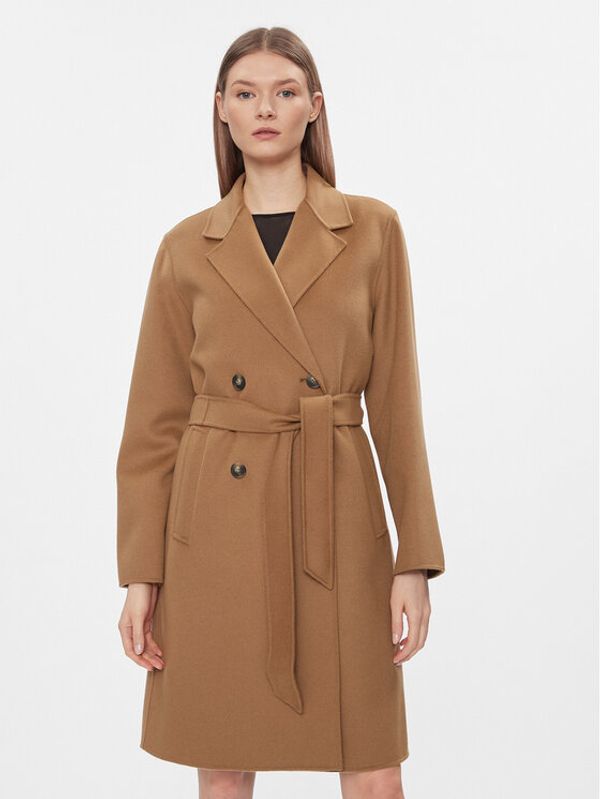 Weekend Max Mara Weekend Max Mara Vuneni kaput Flirt 2415011011 Smeđa Regular Fit