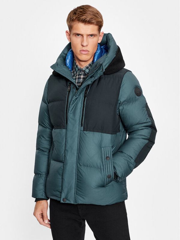 Woolrich Woolrich Pernata jakna Expedition CFWOOU0780MRUT3516 Tamnoplava Regular Fit
