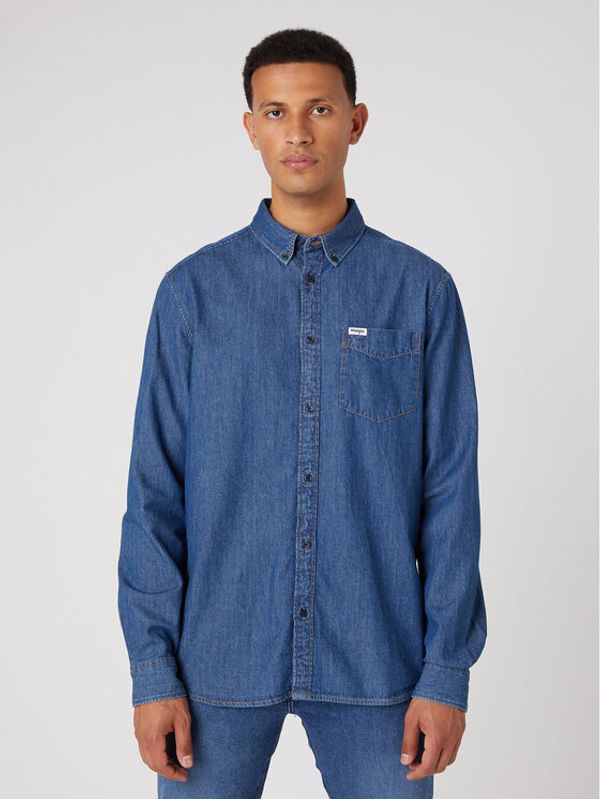 Wrangler Wrangler Košulja W5B15K96N 112331173 Plava Regular Fit