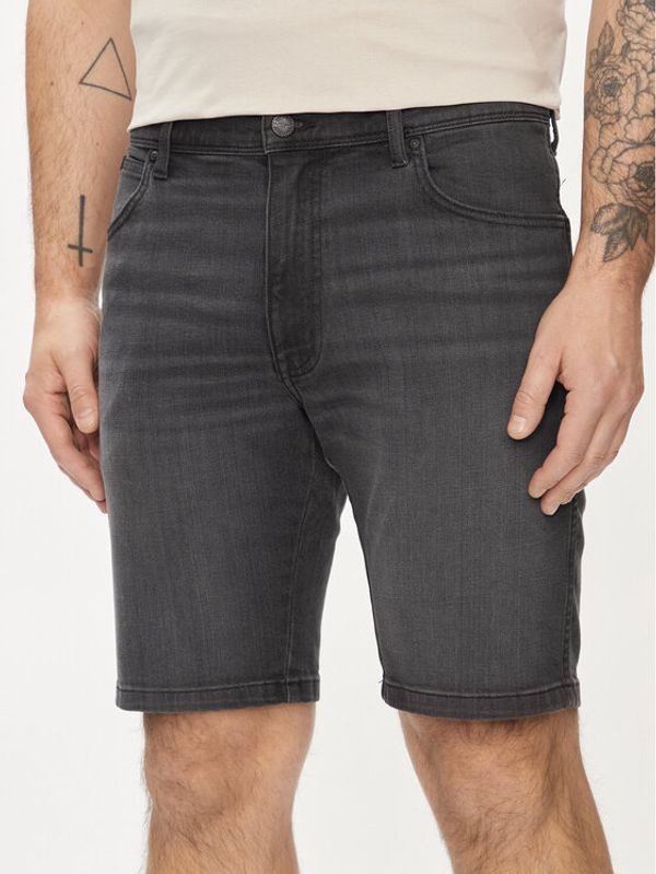 Wrangler Wrangler Kratke traperice Texas 112350869 Crna Regular Fit