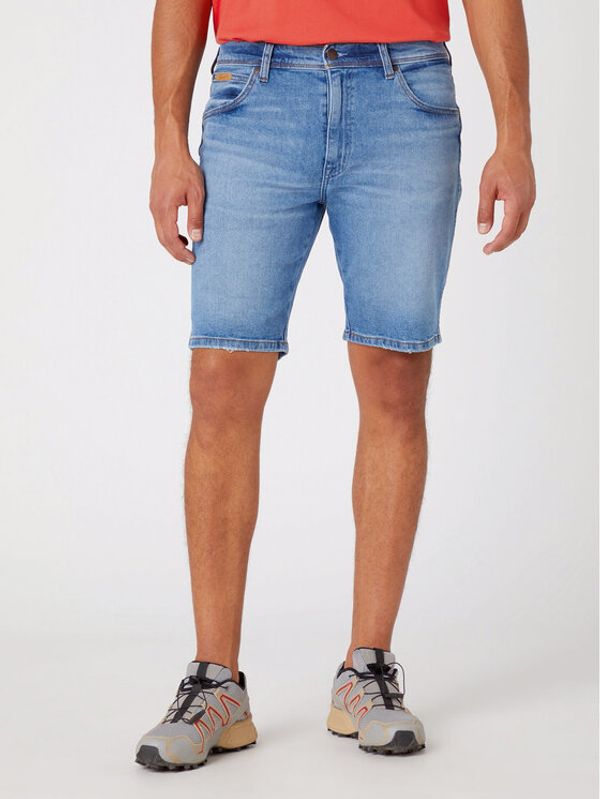 Wrangler Wrangler Kratke traperice W11C84Z94 112330706 Plava Slim Fit