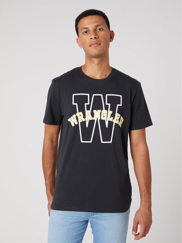 Wrangler Wrangler T-shirt Graphic W7CEEEXV6 112331886 Crna Regular Fit