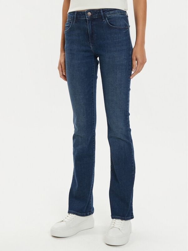 Wrangler Wrangler Traperice 112356395 Tamnoplava Bootcut Fit