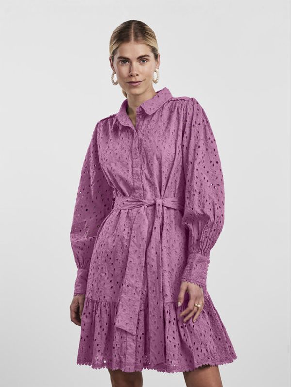 YAS YAS Haljina 26029394 Ljubičasta Regular Fit