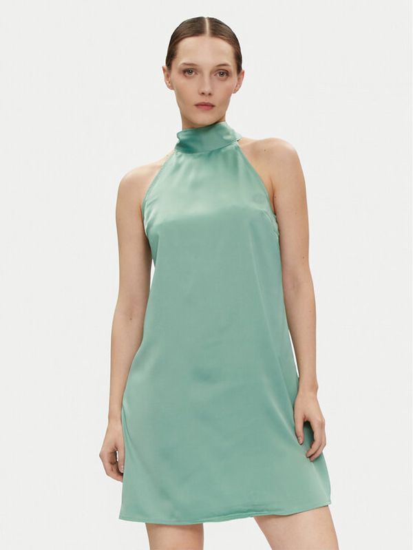 YAS YAS Koktel haljina Dottea 26032326 Zelena Slim Fit