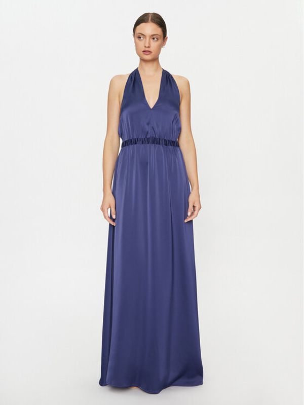 YAS YAS Večernja haljina 26031524 Tamnoplava Regular Fit