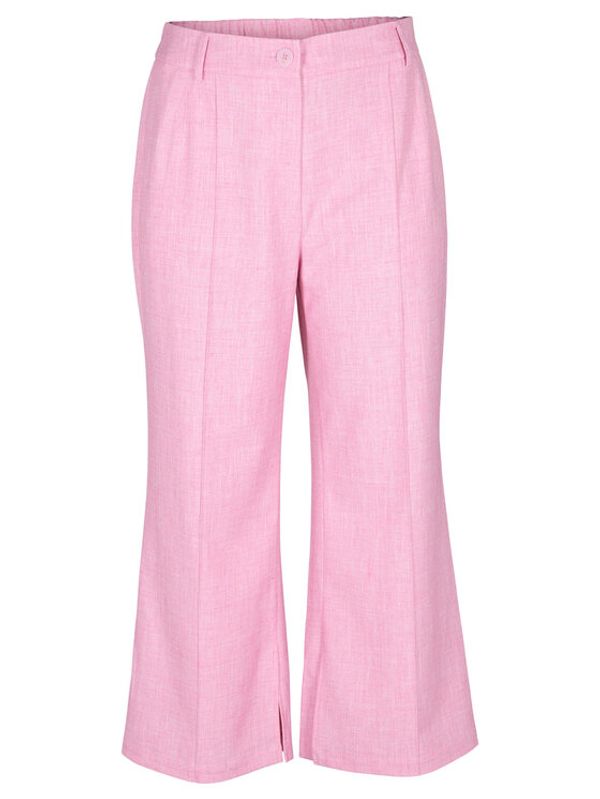 Zizzi Zizzi Hlače M90007B Ružičasta Regular Fit