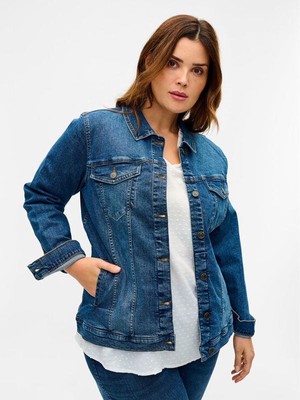 Zizzi Zizzi Traper jakna J10904A Plava Regular Fit