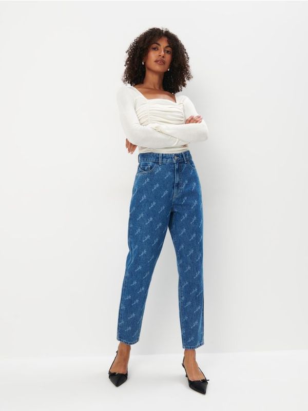 Mohito Mohito - Mom fit Traperice - plava