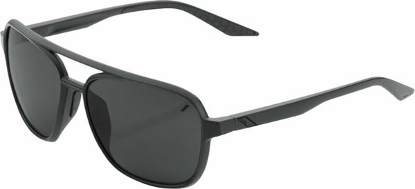 100% 100% Kasia Matte Black/Black Mirror Lens