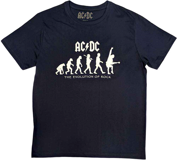 AC/DC AC/DC Košulja Evolution of Rock Unisex Navy Blue M