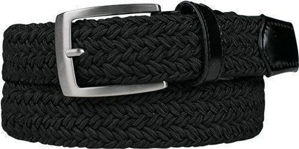 Alberto Alberto Basic Braided Mens Black 100 cm Remen
