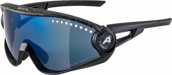 Alpina Alpina 5w1ng Black Blur Matt/Blue Biciklističke naočale