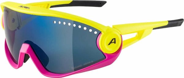 Alpina Alpina 5w1ng Pineapple/Magenta Matt/Blue Biciklističke naočale