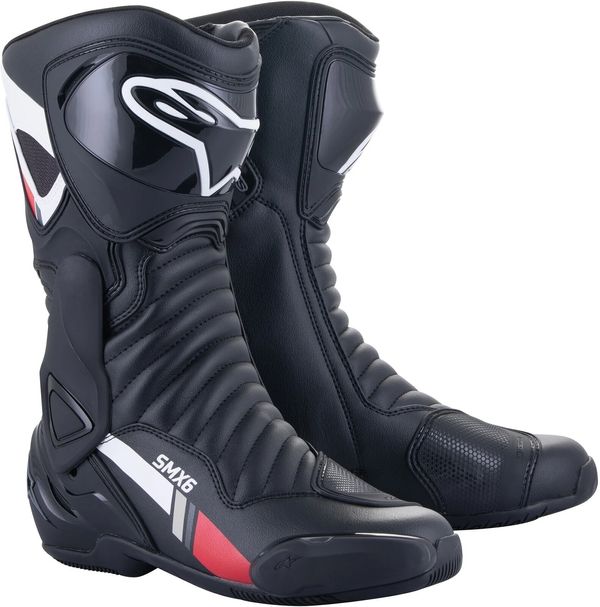 Alpinestars Alpinestars SMX-6 V2 Boots Black/White/Gray 46 Motociklističke čizme