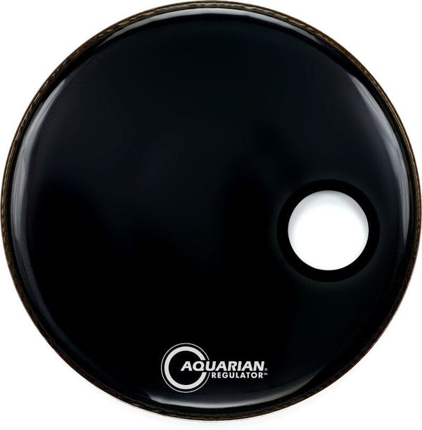 Aquarian Aquarian RSM24BK Regulator Port/Ring 24" Crna Rezonantna opna za bubanj