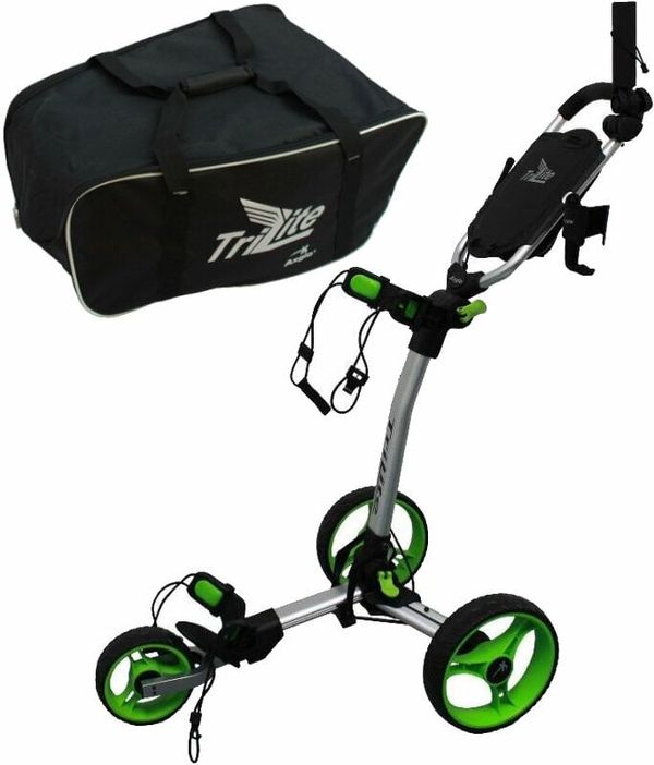 Axglo Axglo TriLite SET Grey/Green Ručna kolica za golf