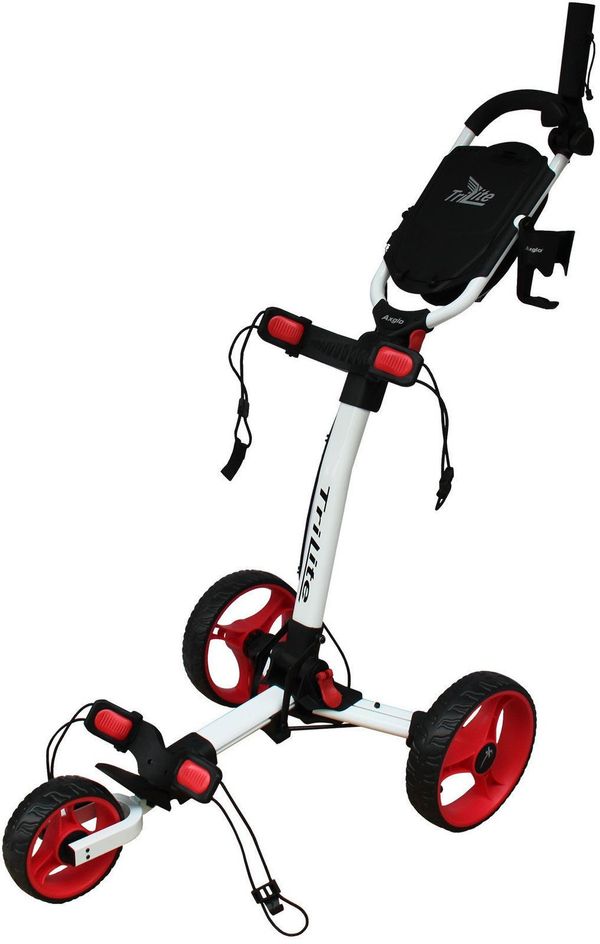 Axglo Axglo TriLite White/Red Ručna kolica za golf