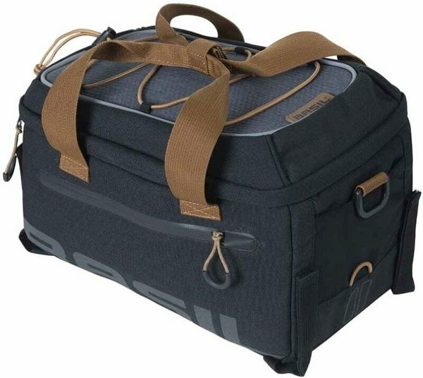 Basil Basil Miles Trunk Bicycle Bag Black Slate 7 L