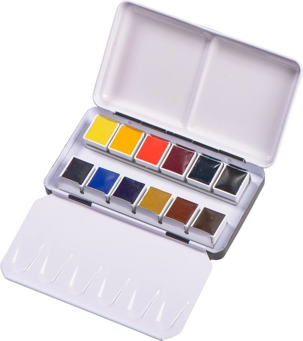 Blockx Blockx Watercolour Metal Box Vodena boja Miješati 12 kom