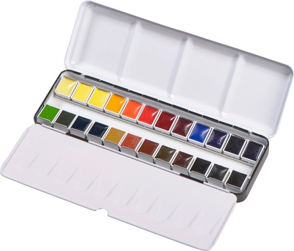 Blockx Blockx Watercolour Metal Box Vodena boja Miješati 24 kom