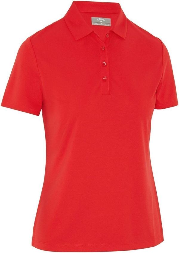 Callaway Callaway Tournament Womens Polo True Red M