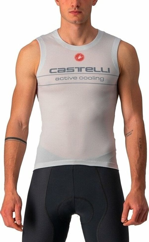 Castelli Castelli Active Cooling Sleeveless Majica bez rukava Silver Gray XL
