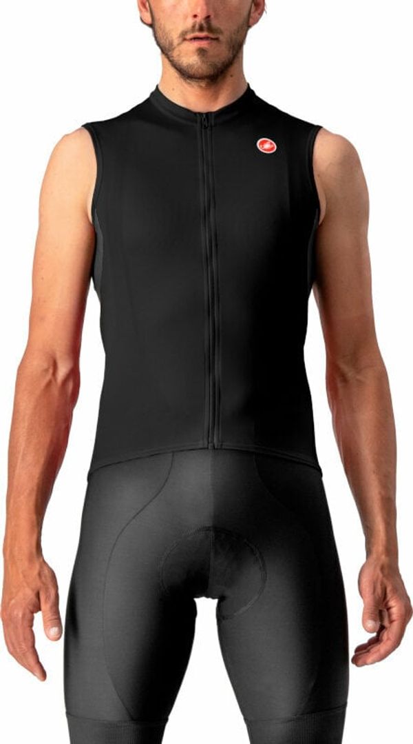 Castelli Castelli Entrata Vi Sleeveless Majica bez rukava Black/Dark Gray-Ivory M