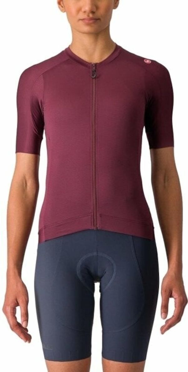 Castelli Castelli Espresso W Jersey Dres Deep Bordeaux/Deep Bordeaux M