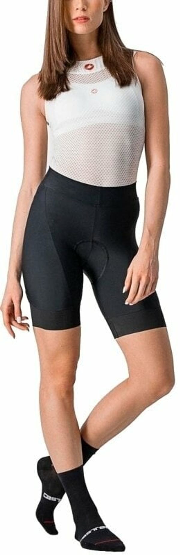 Castelli Castelli Prima W Black/Dark Gray L Biciklističke hlače i kratke hlače