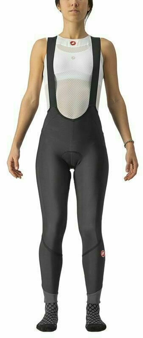 Castelli Castelli Velocissima DT Bibtight Black/Black Reflex XL Biciklističke hlače i kratke hlače
