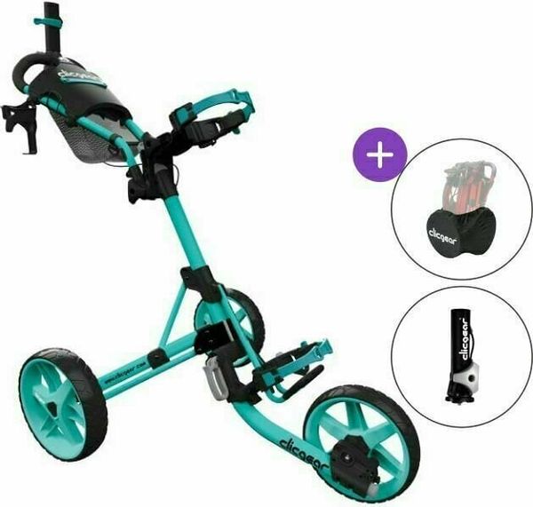 Clicgear Clicgear Model 4.0 Deluxe SET Soft Teal Ručna kolica za golf