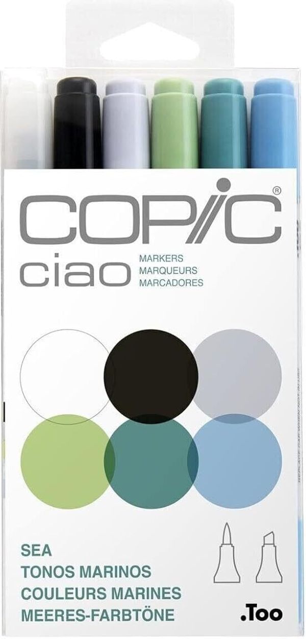 Copic Copic Ciao Uložak za nalivpero Sea 6 kom