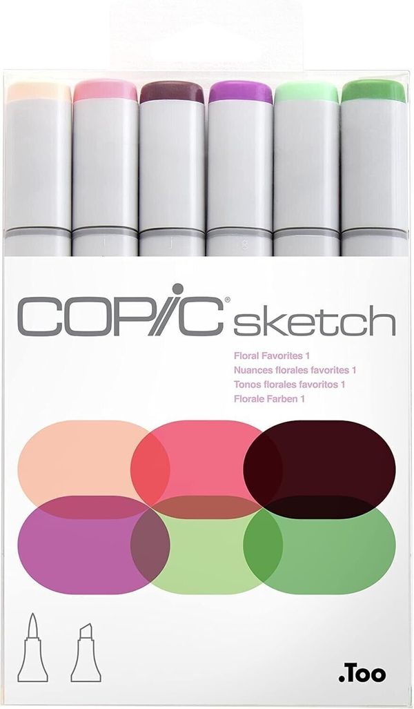 Copic Copic Sketch Uložak za nalivpero Floral Favorites 1 6 kom