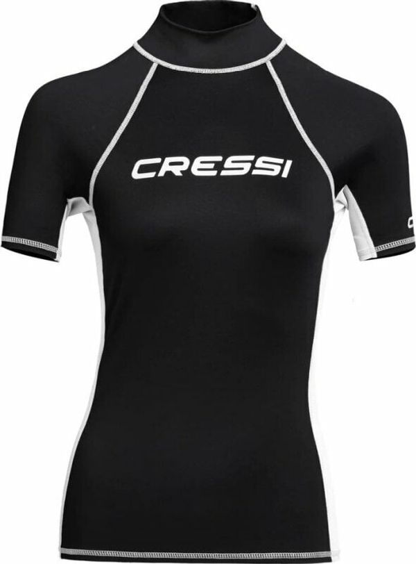 Cressi Cressi Rash Guard Lady Short Sleeve Košulja Black/White L