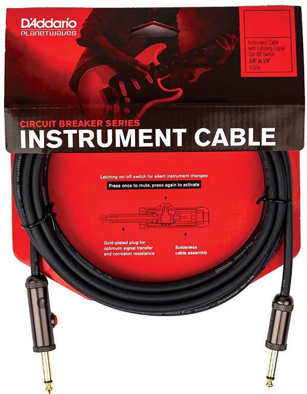 D'Addario Planet Waves D'Addario Planet Waves PW-AGL-30 Crna 9 m Ravni - Ravni