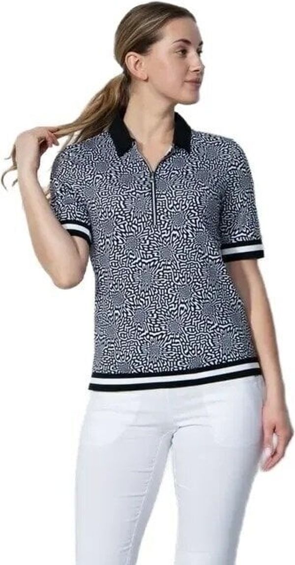 Daily Sports Daily Sports Kyoto Half-Sleeved Polo Shirt Monocrome Black XL