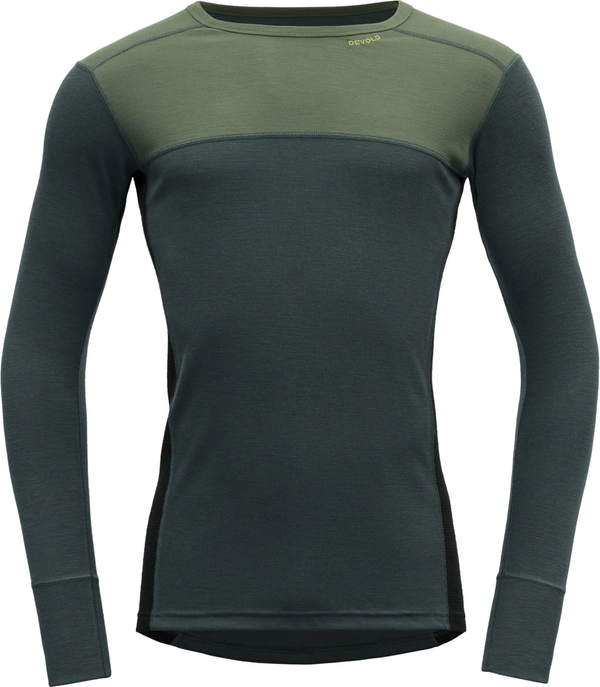 Devold Devold Lauparen Merino 190 Shirt Man Forest/Woods/Black L Termo donje rublje