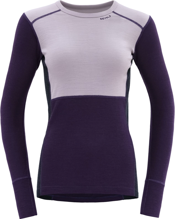 Devold Devold Lauparen Merino 190 Shirt Woman Orchid/Lilac/Ink M Termo donje rublje