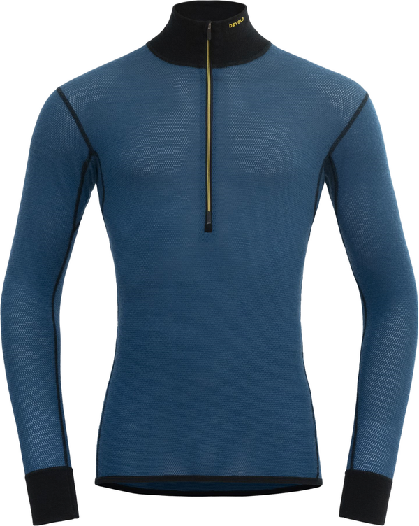Devold Devold Wool Mesh 190 Zip Neck Man Flood/Caviar L Termo donje rublje