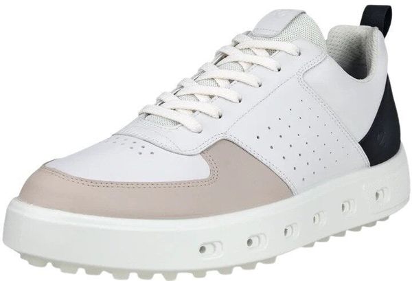 Ecco Ecco Street 720 White/Black/Gravel 44 Muške cipele za golf