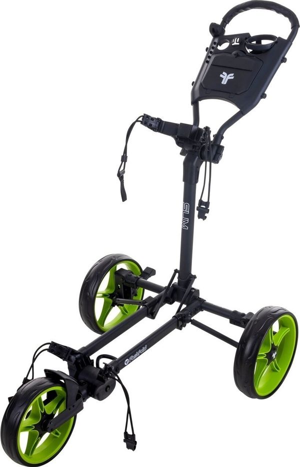 Fastfold Fastfold Slim Charcoal/Green Ručna kolica za golf
