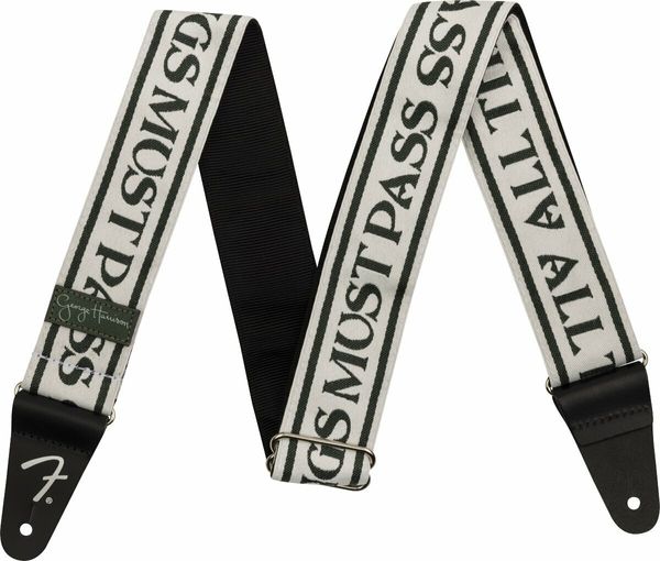 Fender Fender George Harrison All Things Must Pass Logo Strap Tekstilni remen za gitaru White