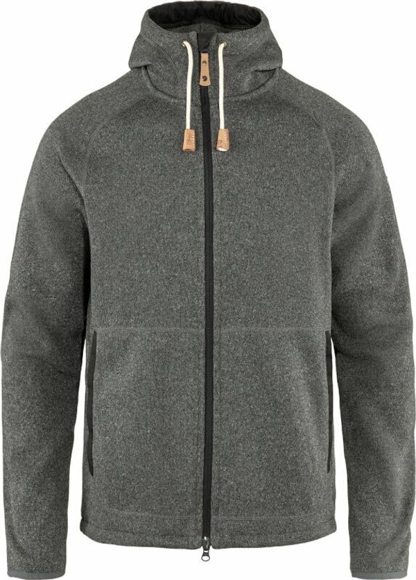 Fjällräven Fjällräven Övik Fleece Hoodie M Dark Grey M Majica s kapuljačom na otvorenom