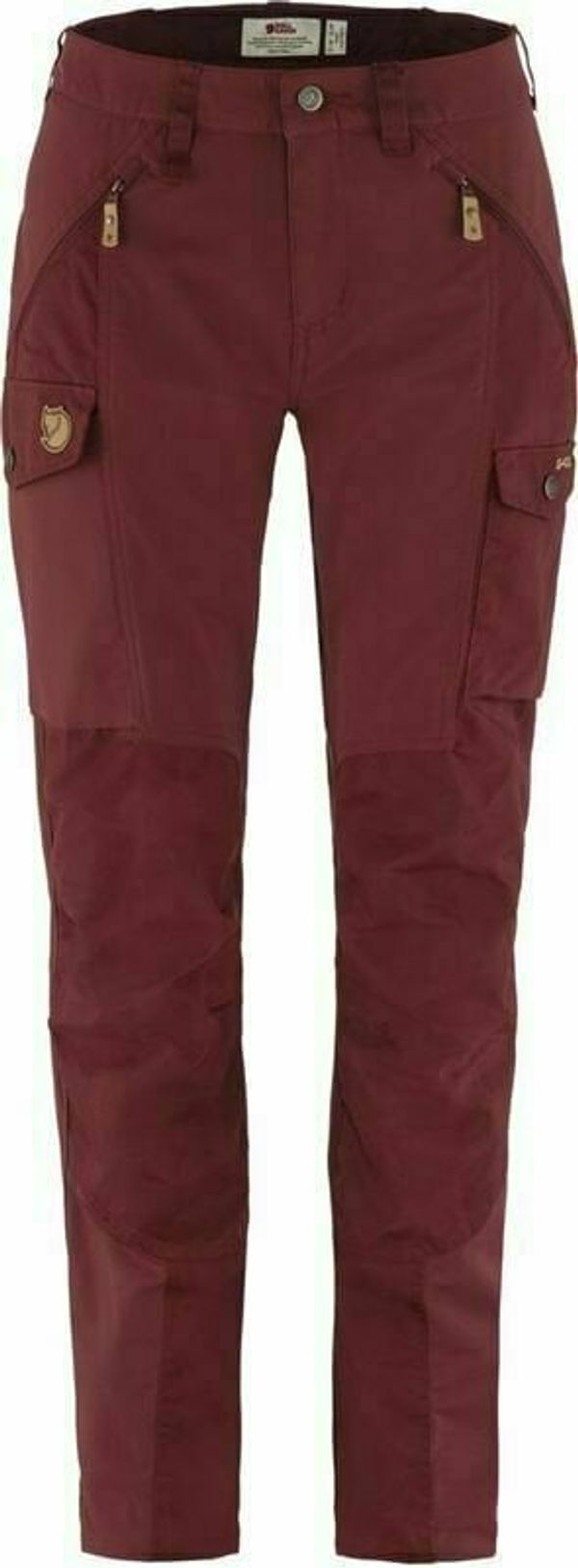 Fjällräven Fjällräven W Nikka Bordeaux Red 38 Hlače na otvorenom